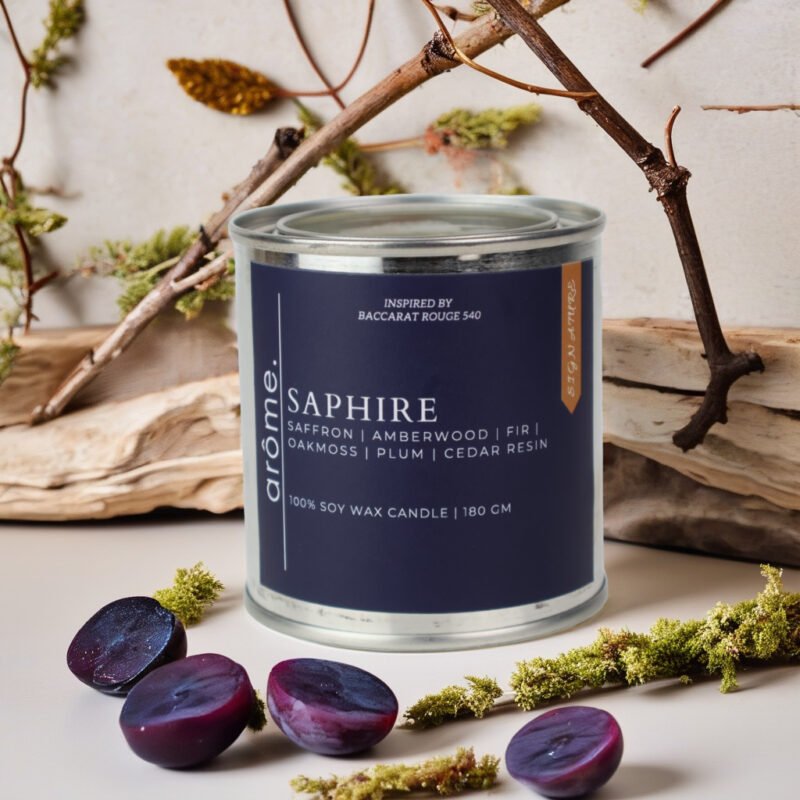 Saphire - Saffron | Amberwood | Fir | Oakmoss | Plum | Cedar Resin - Image 2