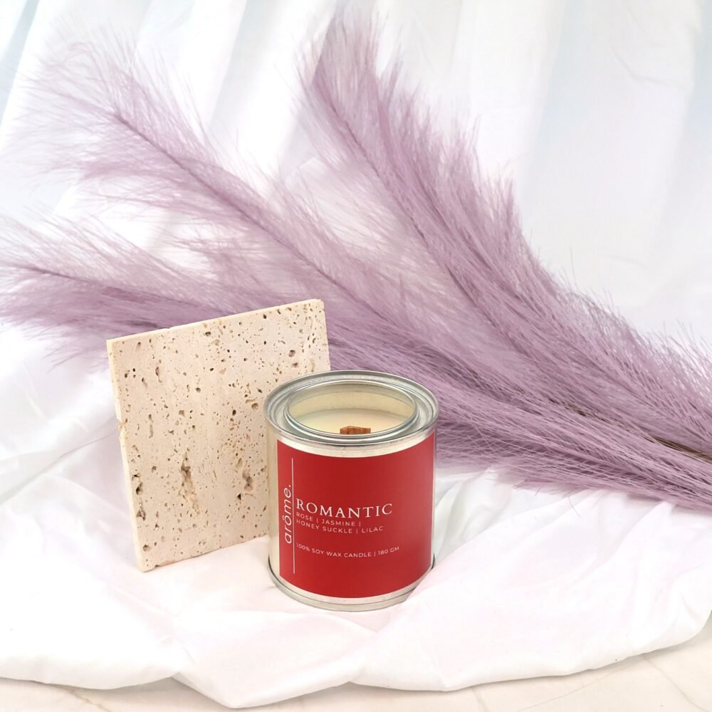 Romantic - Rose, Jasmine, Honey Suckle, Lilac, Luxury Floral Candle, Aromatherapy Candle