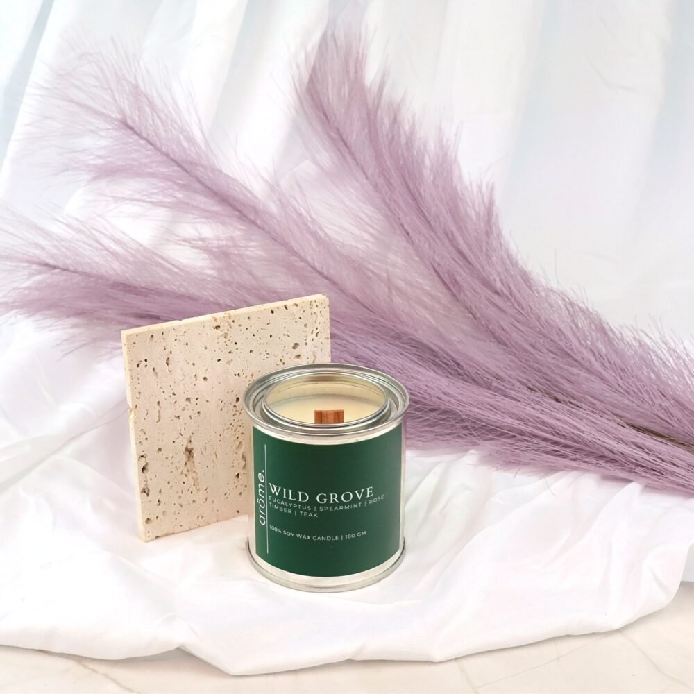 Wild Grove - Eucalyptus, Spearmint, Rose, Teak, Timber, Herbal Aromatic Scent, Woody Floral Scent